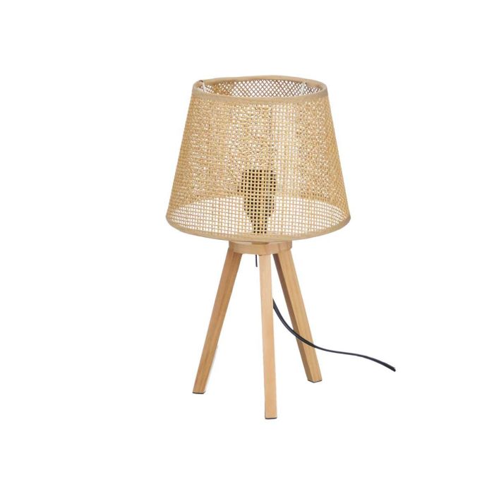 Lampara Sobremesa Pantalla Natural Conica 39 Cm Giftdecor (4 Unidades) 1 Lampara Sobremesa Pantalla Natural Conica 39 Cm Giftdecor (4 Unidades) 1