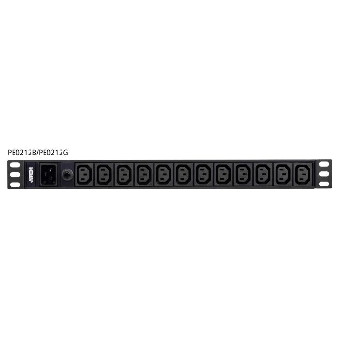 Aten PE0212G unidad de distribución de energía (PDU) 12 salidas AC 1U Negro 1