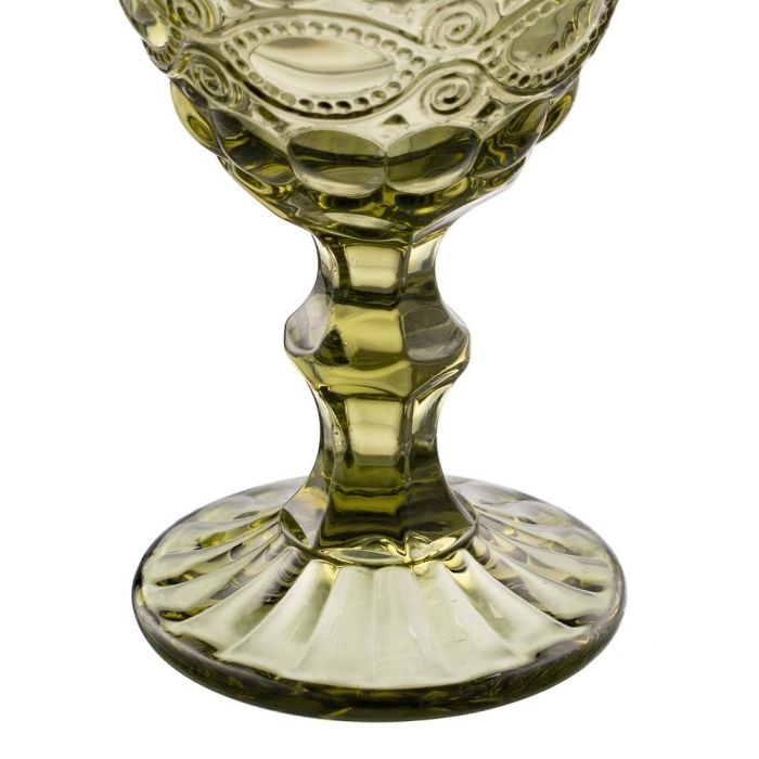 Copa Verde Cristal Decoración 9 X 9 X 17 cm