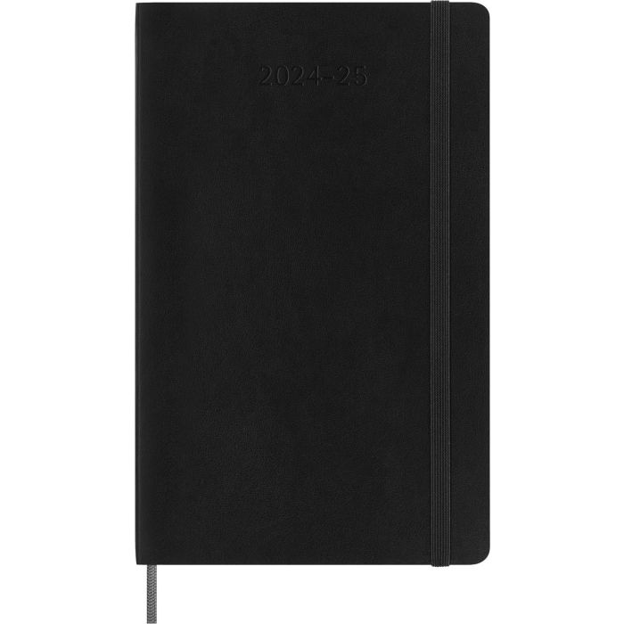 Agenda 18 Meses 2024-2025 Diaria L (13 X 21 Cm) Negra Tapa Blanda Moleskine DSB18DC3Y25 2