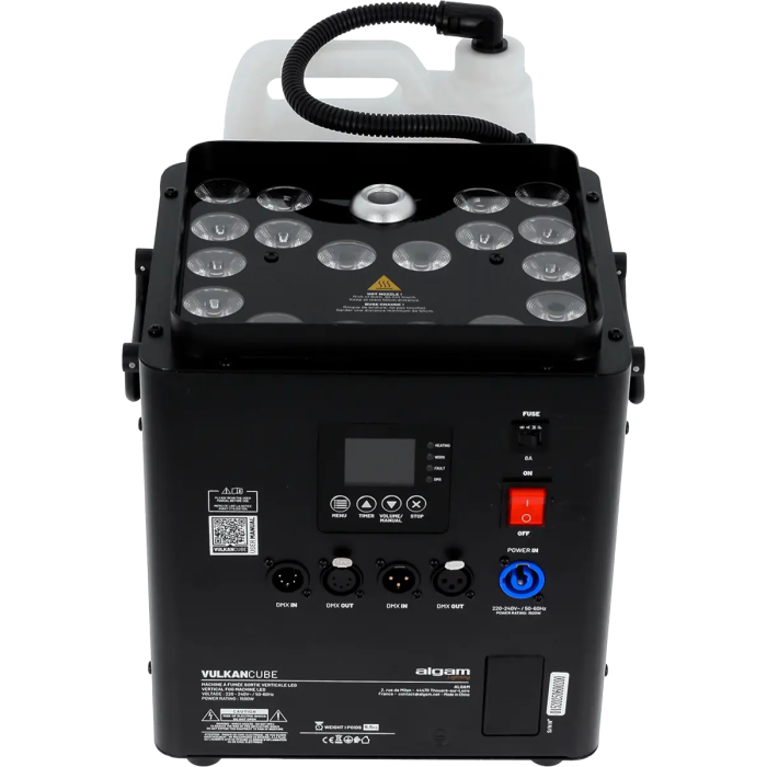 Algamlight Máquina De Humo Vertical Led 1500W Profesional Para Eventos Y Escenarios Con DMX y 18 LEDs RGBW 3