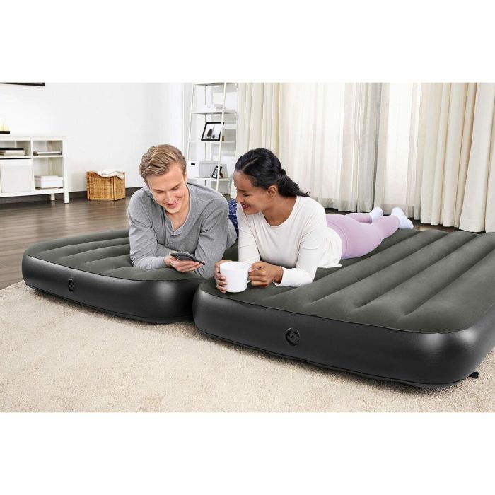 Bestway Airbed Tritech™ Connect and Rest™ Cama Hinchable 3 en 1 - Individual, Elevada o King Size - 188x99x25 cm - Soporta 150 kg 10 Bestway Airbed Tritech™ Connect and Rest™ Cama Hinchable 3 en 1 - Individual, Elevada o King Size - 188x99x25 cm - Soporta 150 kg 10