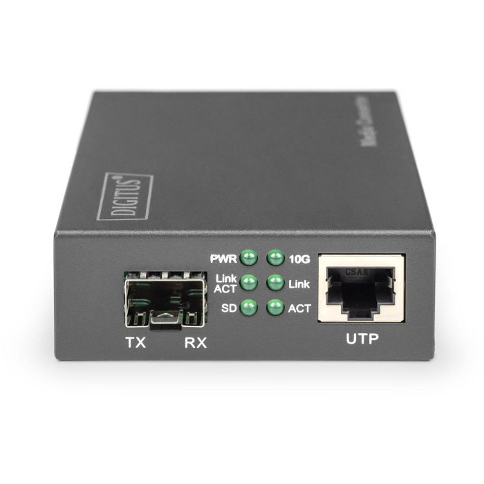 DIGITUS 10 Gigabit Media Converter Negro SFP 2