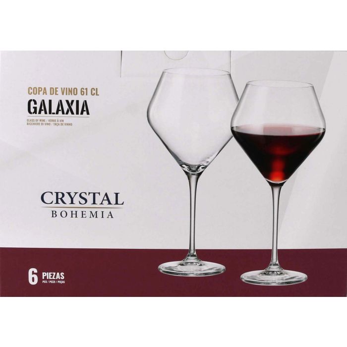 Bohemia Set de 6 Copas de Vino 610cc Colección Galaxia (4 Cajas) 1