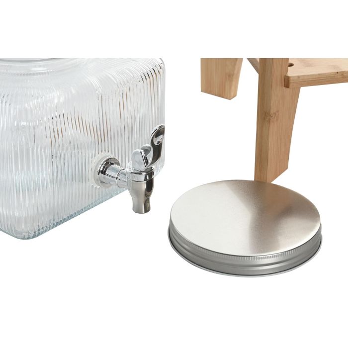 Dispensador Bebidas Basicos DKD Home Decor Transparente Natural 19 x 16 x 19 cm 1 Dispensador Bebidas Basicos DKD Home Decor Transparente Natural 19 x 16 x 19 cm 1