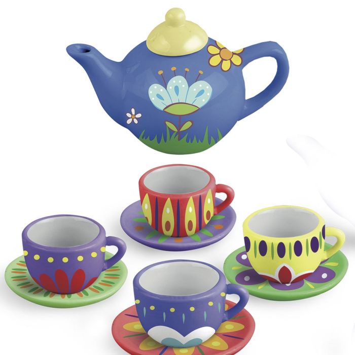 Tachan Set De Te Ceramica Little Artist R.56980/Diy002 Para Pintar 4