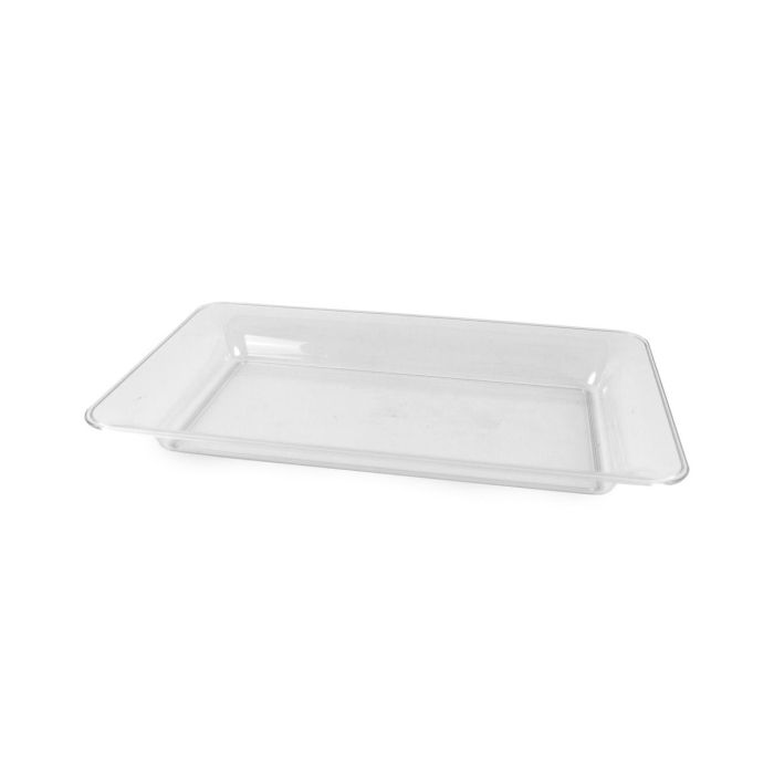 Bandeja rectangular transparente Algon 36x23 cm (18 Unidades) 2 Bandeja rectangular transparente Algon 36x23 cm (18 Unidades) 2