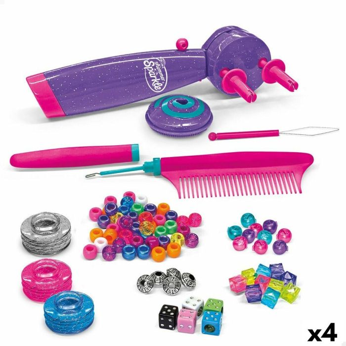 Juego de peinados Cra-Z-Art Shimmer 'n Sparkle 10 x 20,5 x 6 cm 4 Unidades Juego de peinados Cra-Z-Art Shimmer 'n Sparkle 10 x 20,5 x 6 cm 4 Unidades