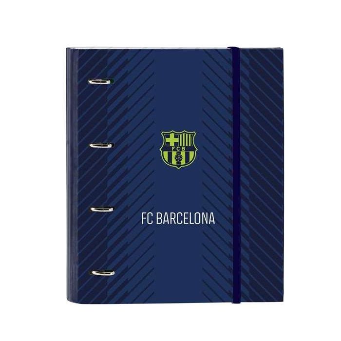 Carpeta de anillas F.C. Barcelona Azul marino 27 x 32 x 3.5 cm