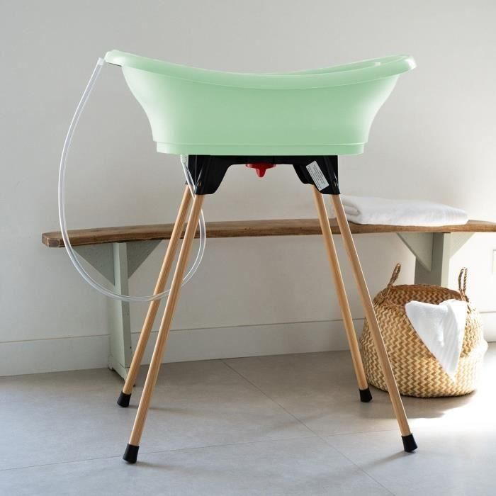 Bañera - THERMOBABY - VASCO - Verde Celadon - Compatible con tumbona 4 Bañera - THERMOBABY - VASCO - Verde Celadon - Compatible con tumbona 4