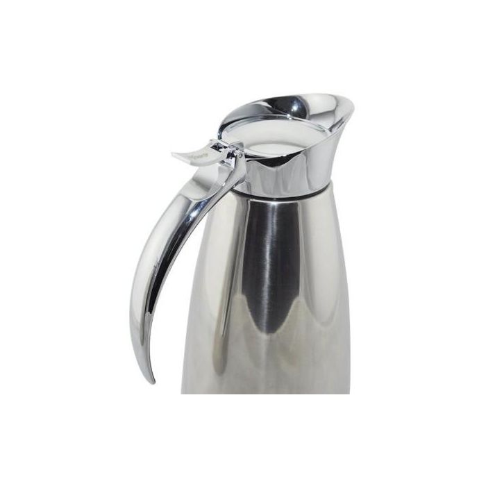 Emsa 502664 Eleganza Isolierkanne. 1.3 Liter. Easy Open Verschluss. edelstahl 2 Emsa 502664 Eleganza Isolierkanne. 1.3 Liter. Easy Open Verschluss. edelstahl 2