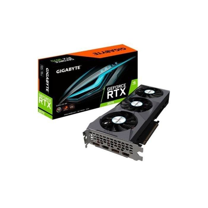 Tarjeta Gráfica Gigabyte GeForce RTX 3070 EAGLE OC 8G/ 8GB GDDR6 Tarjeta Gráfica Gigabyte GeForce RTX 3070 EAGLE OC 8G/ 8GB GDDR6