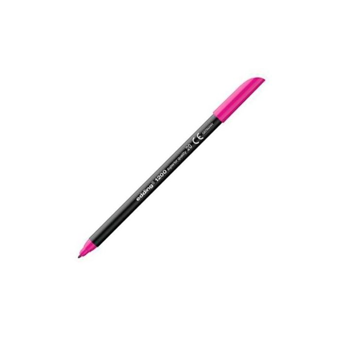 Edding Rotulador 1200 Punta Fina para papel claro, color Magenta - Pack de 5 unidades (5 Unidades)