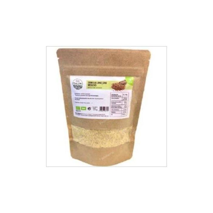 ECO SALIM Semillas de Lino Oro Molido 175g Bio Vegan Alto en Fibra y Proteínas
