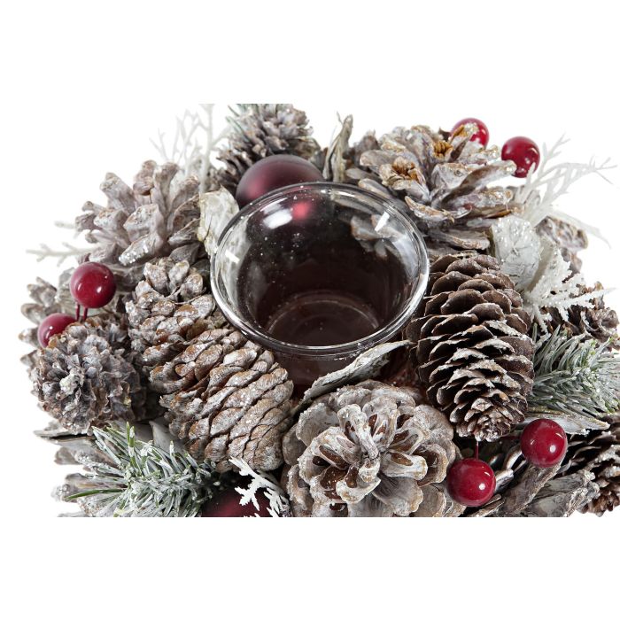 Portavelas Navideño DKD Home Decor (19 x 19 x 9 cm) 1 Portavelas Navideño DKD Home Decor (19 x 19 x 9 cm) 1