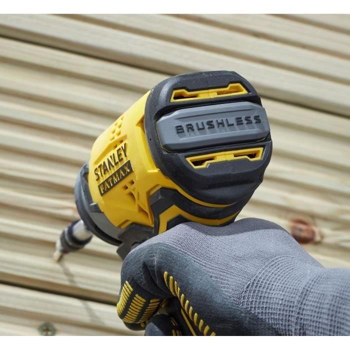 Stanley Fatmax V20 SFMCF820D2K-QW Atornillador de Impacto 190 Nm Brushless 18V Litio con 2 Baterías 2Ah 5