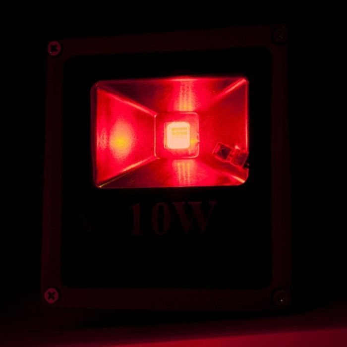 Foco Proyector LED 10W 800Lm IP65 Mando a Distancia RGB 40.000H [HX-FL10-RGB 3