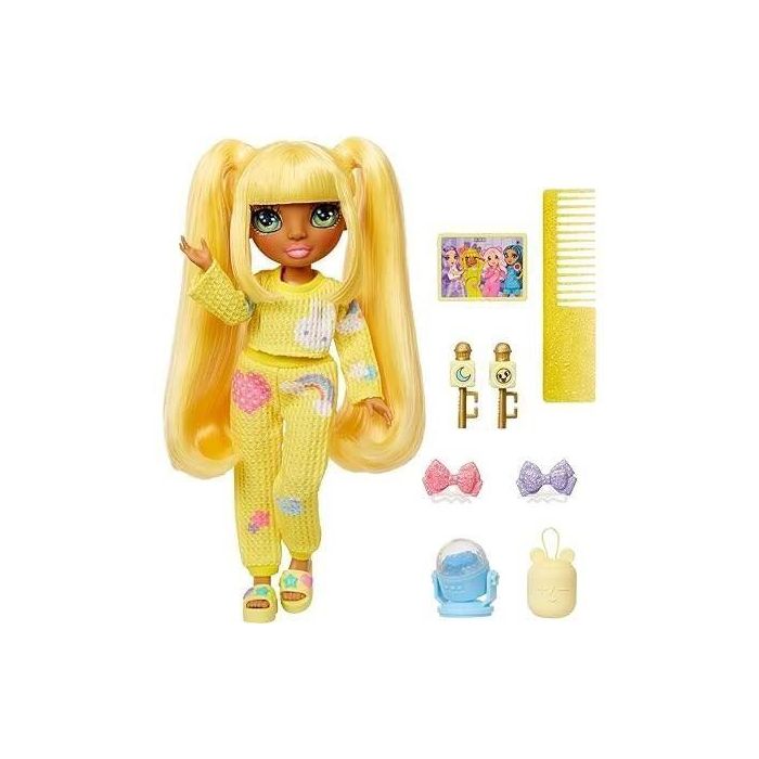 Junior High Pyjama Party - Muñeca de moda articulada de 22 cm - Sunny (Amarillo) - Muchos accesorios - a partir de 4 años 1 Junior High Pyjama Party - Muñeca de moda articulada de 22 cm - Sunny (Amarillo) - Muchos accesorios - a partir de 4 años 1