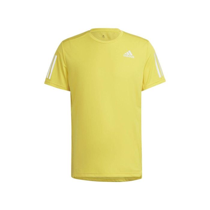 Camiseta de Manga Corta Hombre Adidas Amarillo M 16 Camiseta de Manga Corta Hombre Adidas Amarillo M 16