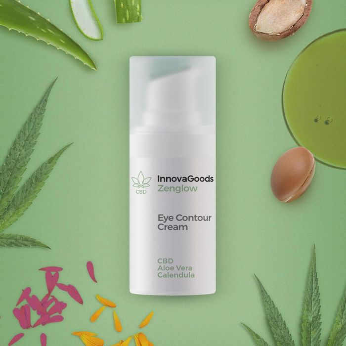 Contorno de Ojos CBD Zenglow InnovaGoods 15 ml 4 Contorno de Ojos CBD Zenglow InnovaGoods 15 ml 4