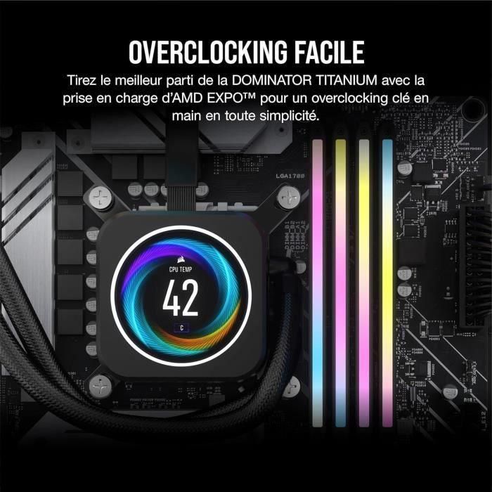 Memoria Corsair Ddr5 64Gb 2X32Gb Pc6000 Dominator Titanium CMP64GX5M2B6000Z30 5 Memoria Corsair Ddr5 64Gb 2X32Gb Pc6000 Dominator Titanium CMP64GX5M2B6000Z30 5