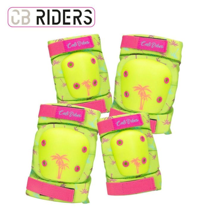 Set de Protección Deportiva Colorbaby Neon Cali Vibes Amarillo (4 Unidades) 1