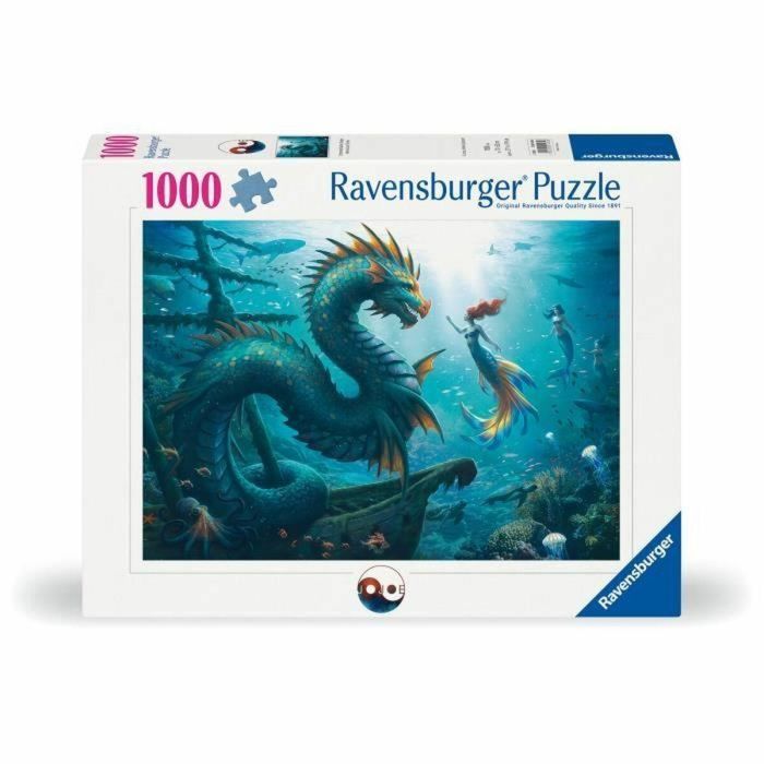 Ravensburger Rompecabezas 12001434 Dragón, Sirena y Tortugas de Aguas Profundas 1000 Piezas a partir de 14 Años 0 Ravensburger Rompecabezas 12001434 Dragón, Sirena y Tortugas de Aguas Profundas 1000 Piezas a partir de 14 Años 0