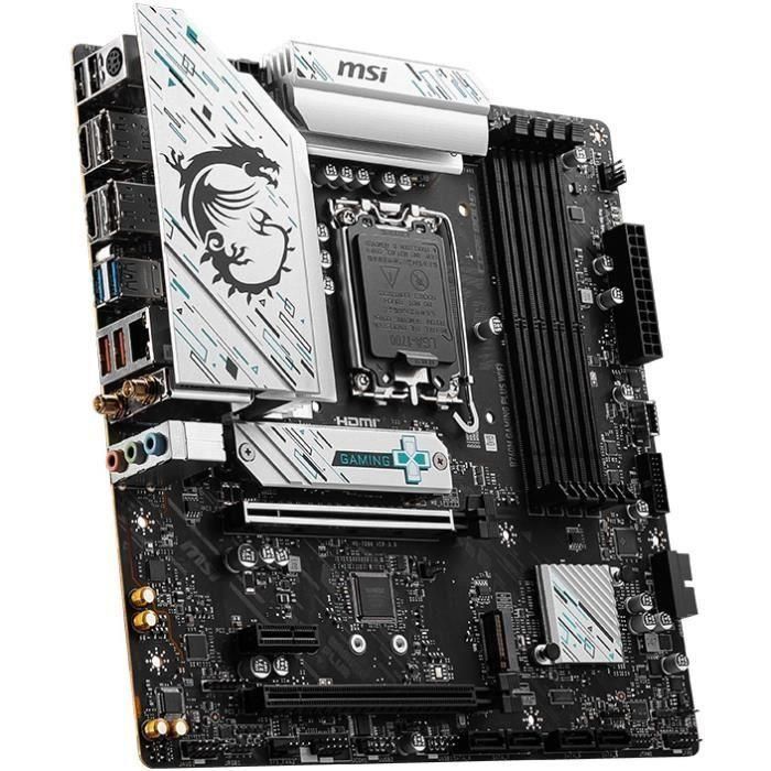 MSI Placa Base B760M GAMING PLUS WiFi, Intel LGA 1700, B760, DDR5, 192GB, Wi-Fi 6E, Bluetooth 5.3, 911-7D99-017 3 MSI Placa Base B760M GAMING PLUS WiFi, Intel LGA 1700, B760, DDR5, 192GB, Wi-Fi 6E, Bluetooth 5.3, 911-7D99-017 3