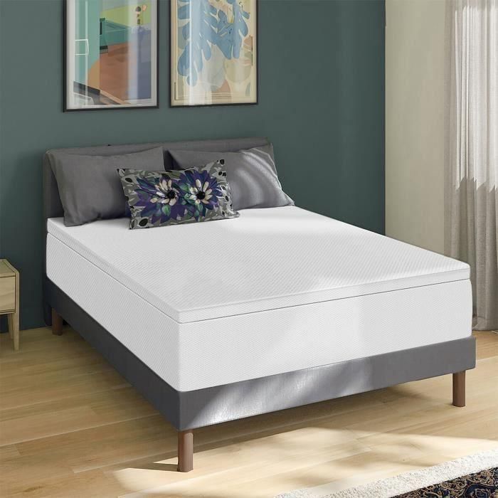 Cubrecolchón 140x190cm - Tri-tecnología 7cm - DEKO DREAM Cubrecolchón 140x190cm - Tri-tecnología 7cm - DEKO DREAM