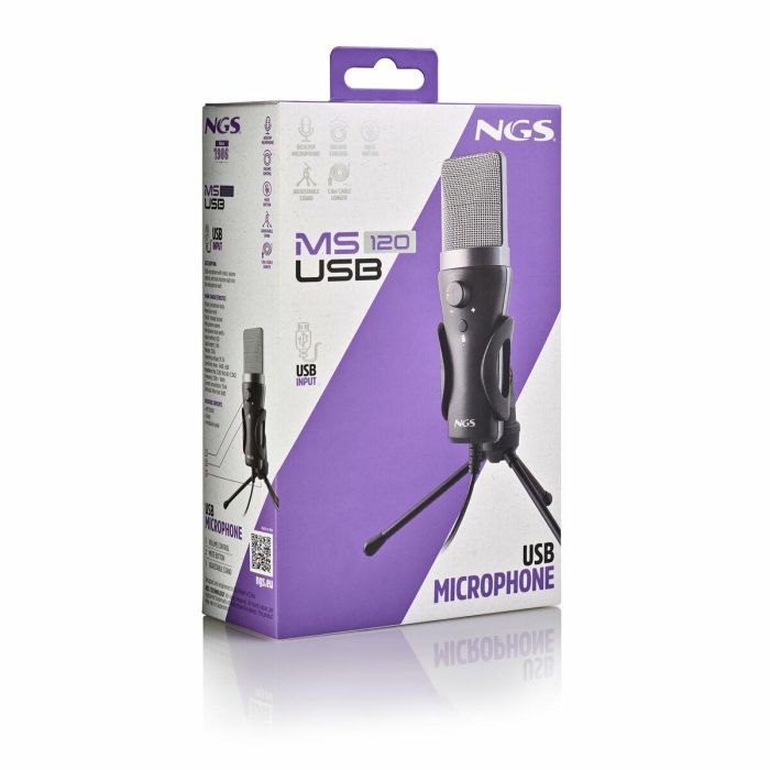 Micrófono NGS MS120USB Negro 6