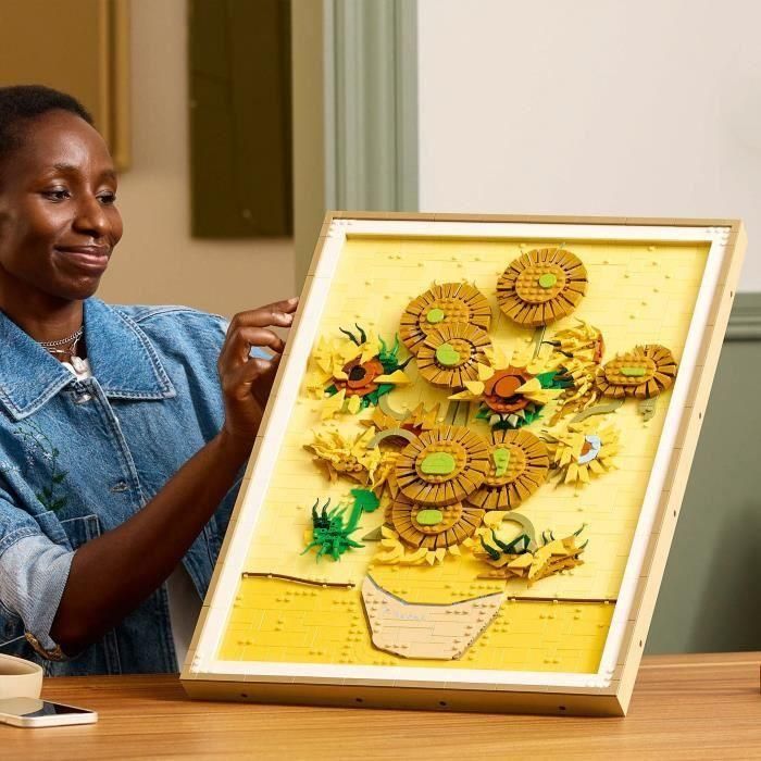 LEGO Art 31215 Vincent van Gogh Girasoles - Arte mural, Construcción para adultos 4 LEGO Art 31215 Vincent van Gogh Girasoles - Arte mural, Construcción para adultos 4