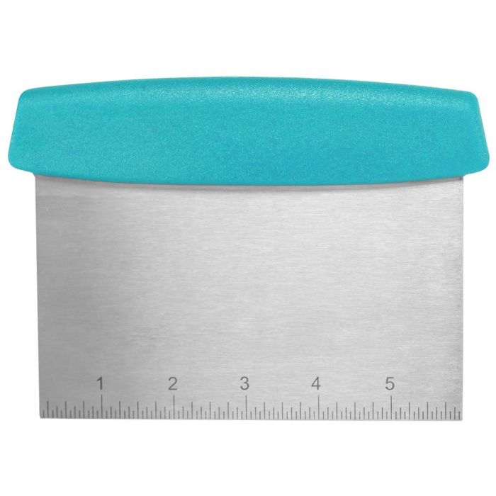 Lily Cook Rasqueta Cortador de Masa con Lámina de Acero Inoxidable y Divisiones Numéricas, 17x12 cm 5