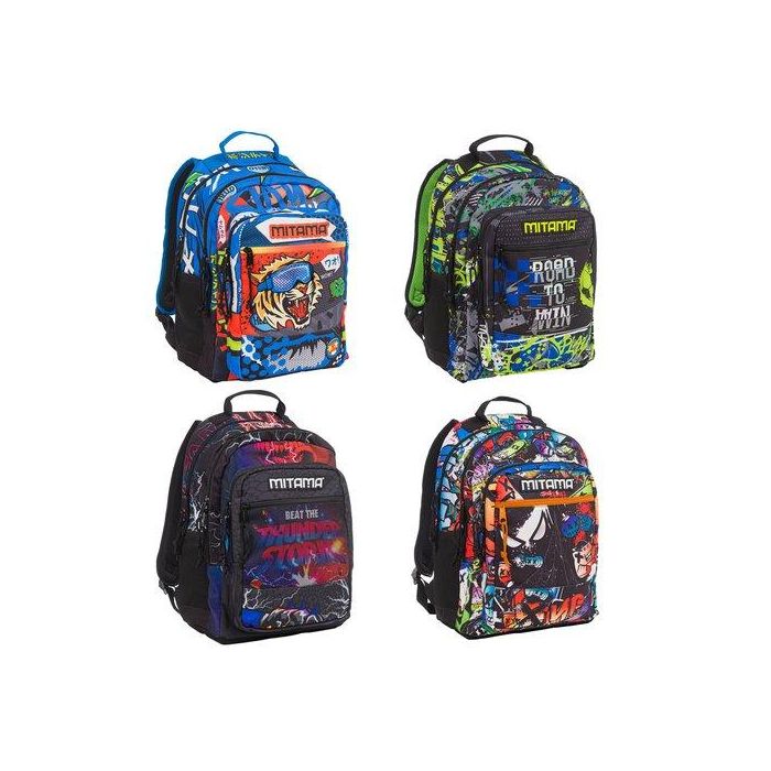 Mochila Mitama New Plus Boy 3 Compart. 30 Lt Surtido