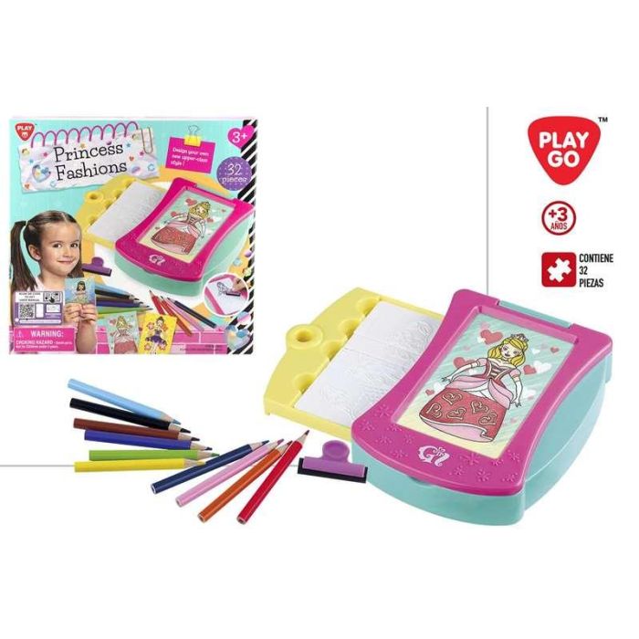 Juego diseño la moda princesas (playgo) incluye 32 piezas. 2 Juego diseño la moda princesas (playgo) incluye 32 piezas. 2