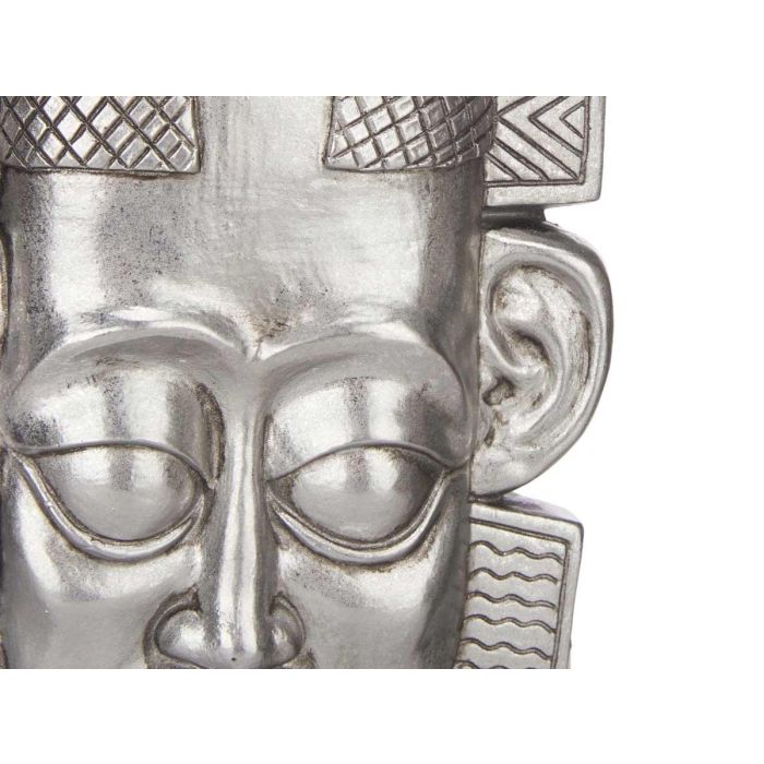 Cabeza Indio con Base Plata Giftdecor 17.5x36x10.5 cm - Poliresina (4 Unidades) 2 Cabeza Indio con Base Plata Giftdecor 17.5x36x10.5 cm - Poliresina (4 Unidades) 2