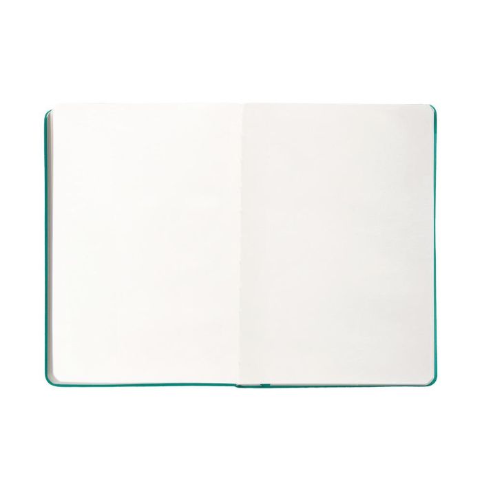 Cuaderno Con Gomilla Antartik Notes Tapa Dura A4 Hojas Lisas Turquesa 100 Hojas 80 gr Fsc 7