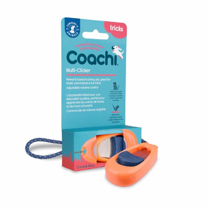 Coachi Multi-Clicker Coral Botón Azul Oscuro 2 Coachi Multi-Clicker Coral Botón Azul Oscuro 2