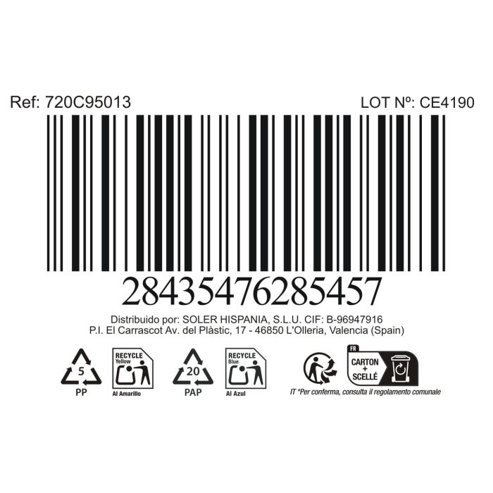 La Mediterranea Bol Aperitivo Ass.Col 14 cm x 11.2 cm x 3.7 cm "Pica-Pica" (24 Unidades)