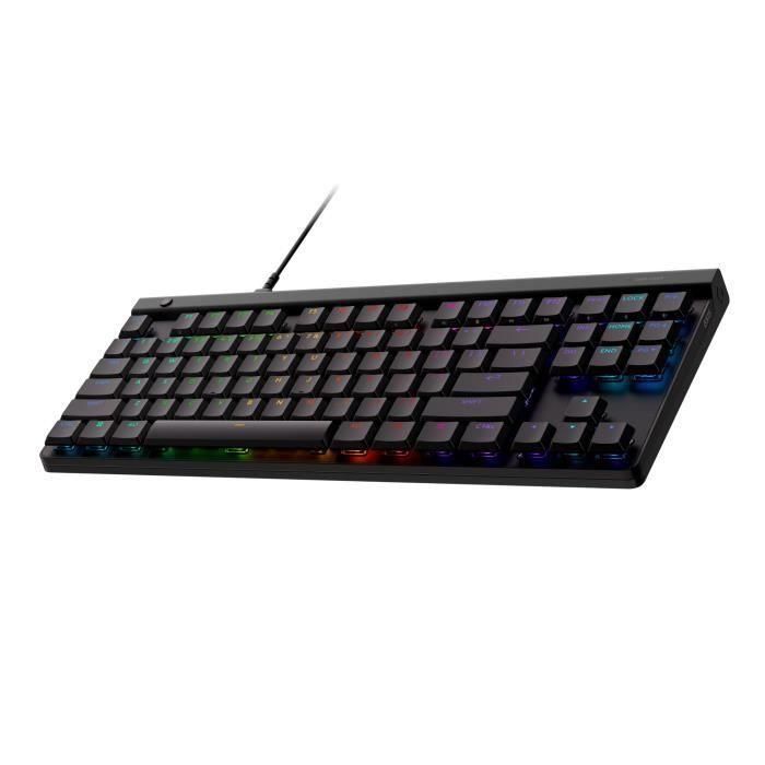 Teclado para juegos - con cable - Logitech G - G515 TKL - Mecánico - RGB - AZERTY - Negro