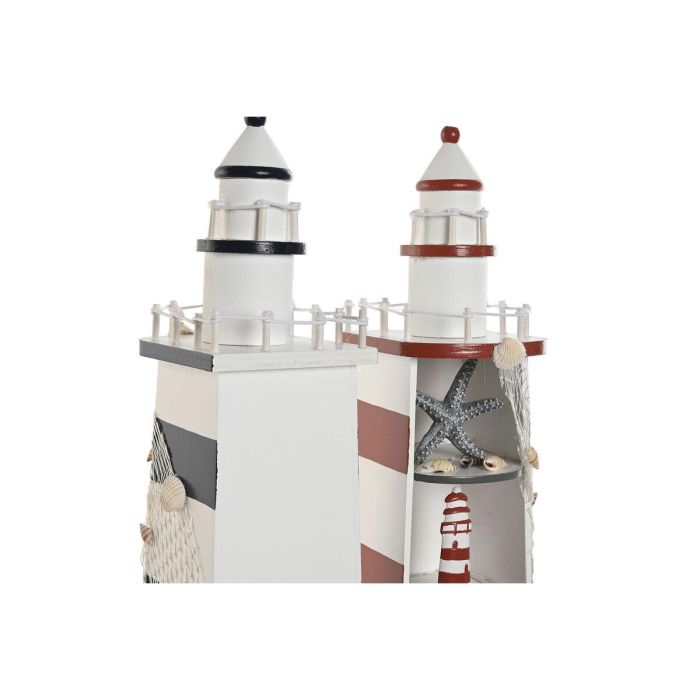 Figura Decorativa Home ESPRIT Azul Rojo Faro 14 x 16 x 52 cm (2 Unidades) 2 Figura Decorativa Home ESPRIT Azul Rojo Faro 14 x 16 x 52 cm (2 Unidades) 2