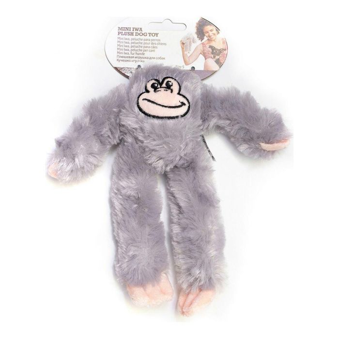 Gloria Peluche para Perros Iwazaru Mono Gris con Sonido Gloria Peluche para Perros Iwazaru Mono Gris con Sonido