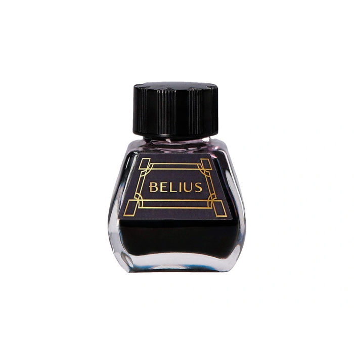 Belius Origen 1995 Pluma Estilográfica y Tinta Negra, Aluminio Cepillado Negro, Sistema Embolo, Grosor M, Caja Regalo 6