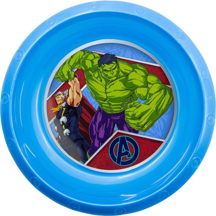 Licensing Cuenco Pp Fácil CZ11373 Vengadores Marvel Plástico Alimentario Libre de BPA Resistente Apto para Niños 4+ Años 2