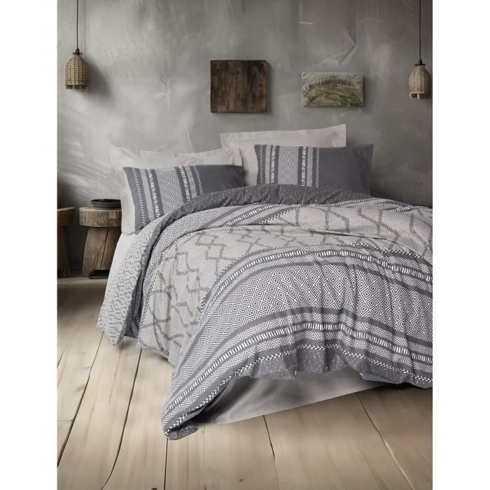 ASI8684283426188 Juego de Cama - Funda Nórdica 220x240 cm + 2 Fundas Almohada 60x60 cm - 100% Algodón Visón ASI8684283426188 Juego de Cama - Funda Nórdica 220x240 cm + 2 Fundas Almohada 60x60 cm - 100% Algodón Visón