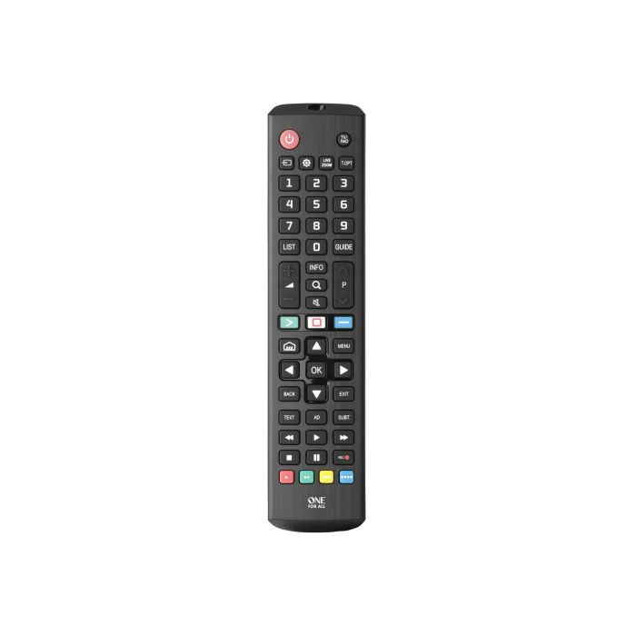 One For All URC4911 Mando a distancia de repuesto para TV LG 100% compatible con teclas Netflix y barra de sonido. No requiere programación.