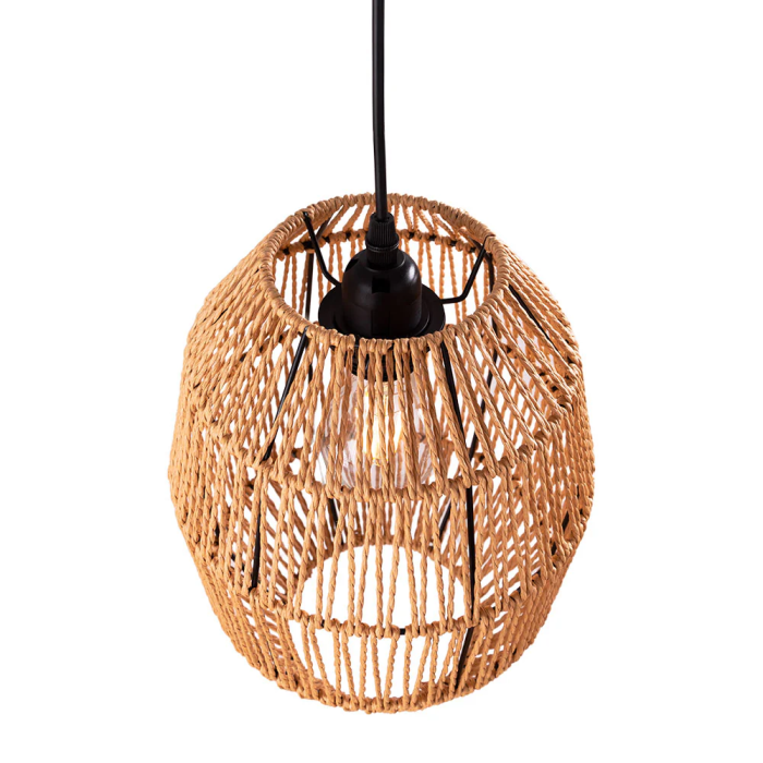 Lámpara Colgante Alexander Ratán Redonda Mediterránea Exótica SKD-P-2014 3