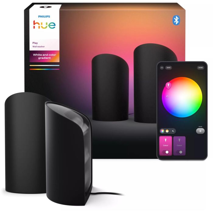 Philips Hue Play wall washer Leuchte 2-pack black EU/UK 3 Philips Hue Play wall washer Leuchte 2-pack black EU/UK 3