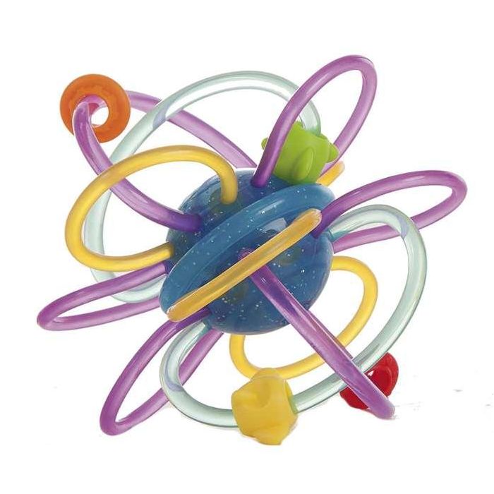 Pelota anillos flexibles y sonajero 12 cm 1 Pelota anillos flexibles y sonajero 12 cm 1