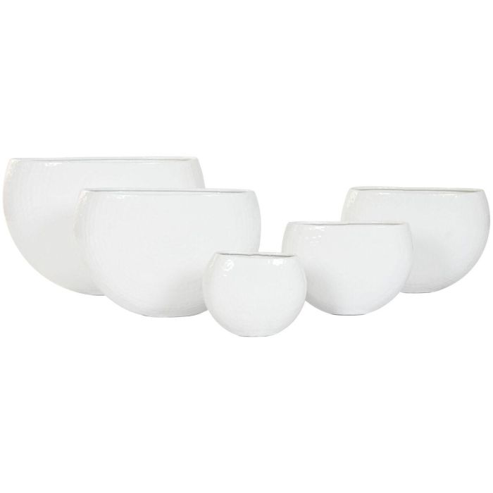 Macetero Scandi DKD Home Decor Blanco 24 x 36 x 54 cm Set de 5 Macetero Scandi DKD Home Decor Blanco 24 x 36 x 54 cm Set de 5