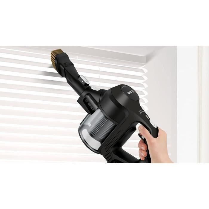 BOSCH BBS611BSC - Aspirador escoba multifunción inalámbrico - negro - aspirador de mano integrado - 2 velocidades - autonomía 30 min 4 BOSCH BBS611BSC - Aspirador escoba multifunción inalámbrico - negro - aspirador de mano integrado - 2 velocidades - autonomía 30 min 4